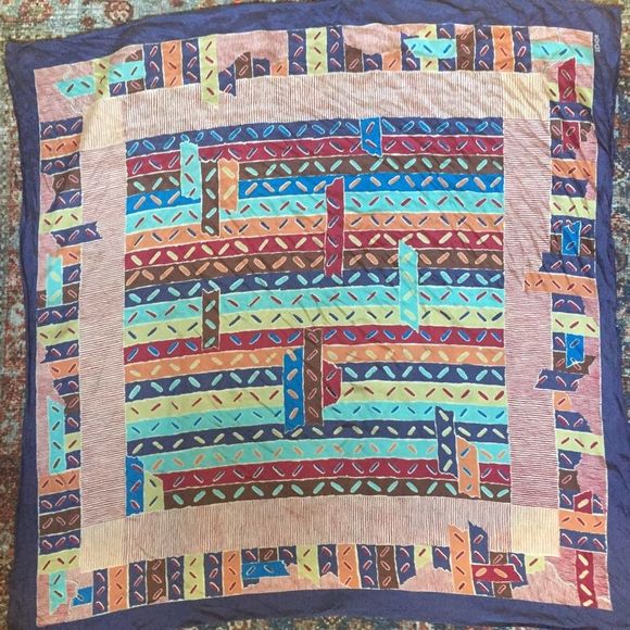 Very Vintage ECHO silk scarf - Picture 2 of 5